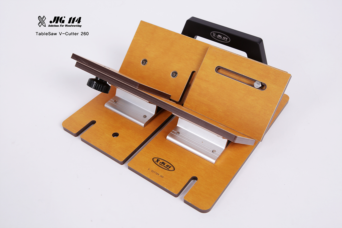[JIG114] TableSaw Sled 용 VCutter 260